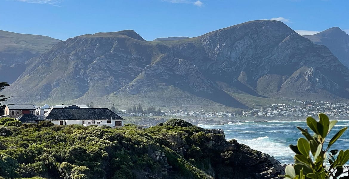 Hermanus, South Africa sea landscape Kleinriverberge on the Garden Route