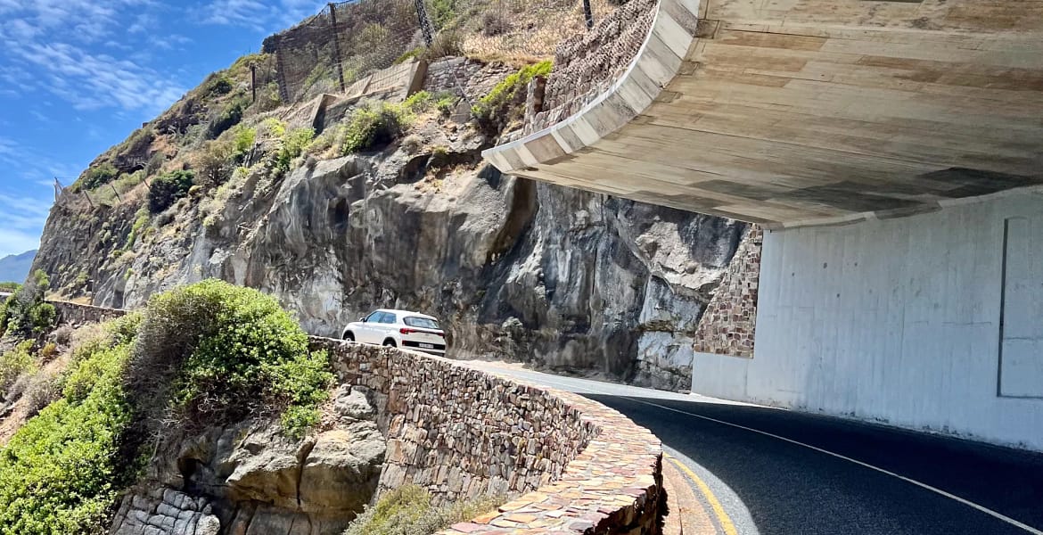The tunnel on Chapman's Peak Drive in South Africa