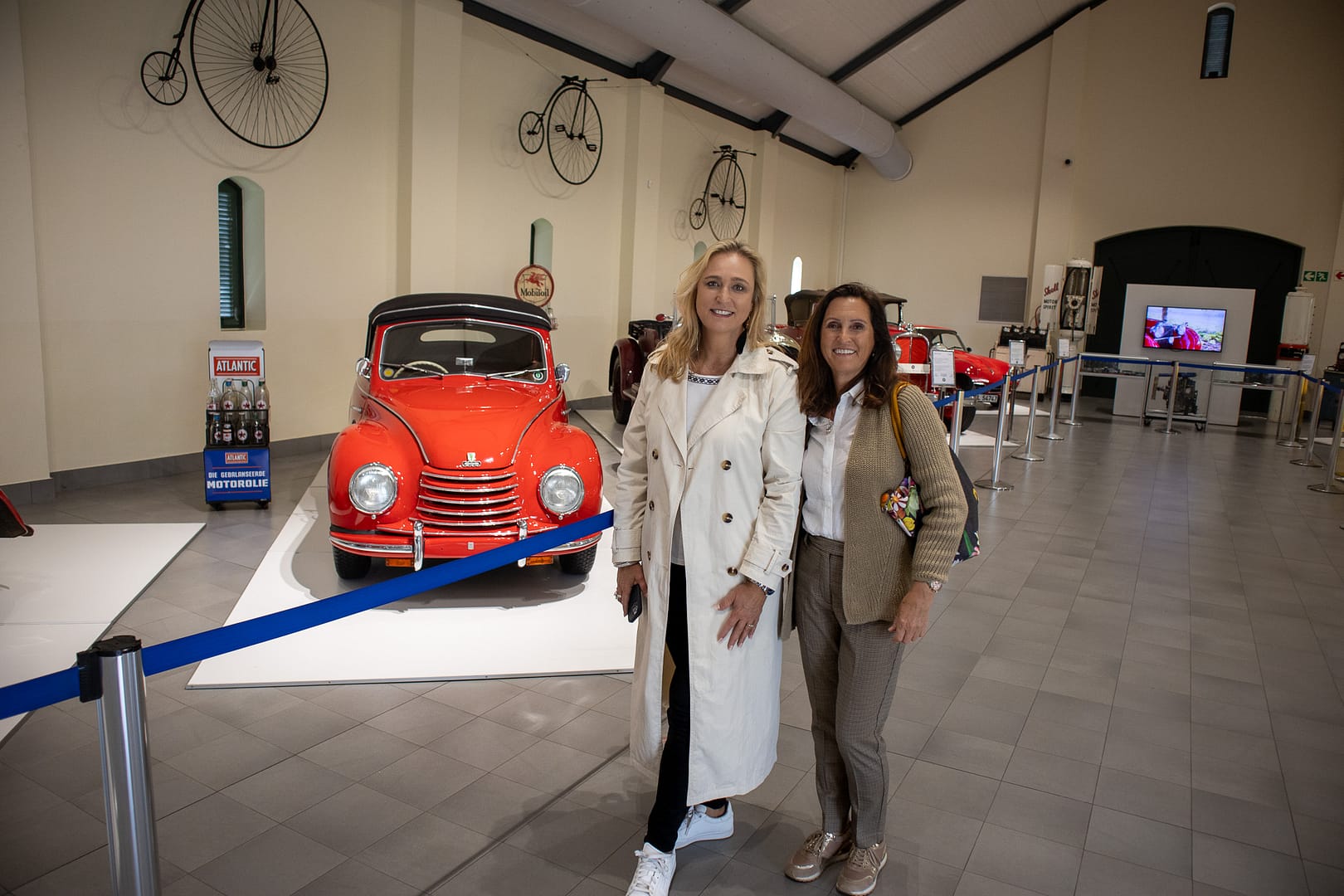 Two Ladies visiting the Franshoek Motor Museum