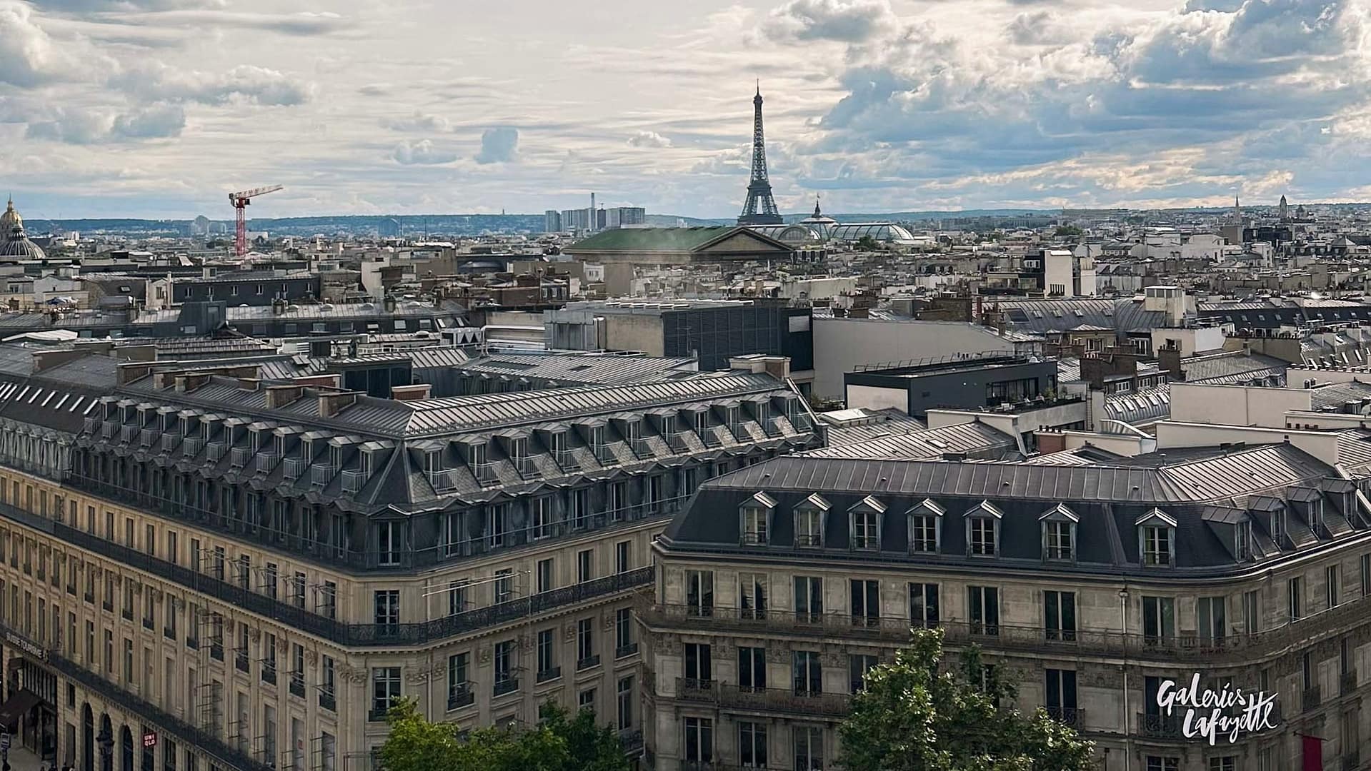 Paris, France , Paris from Galeries Lafayette