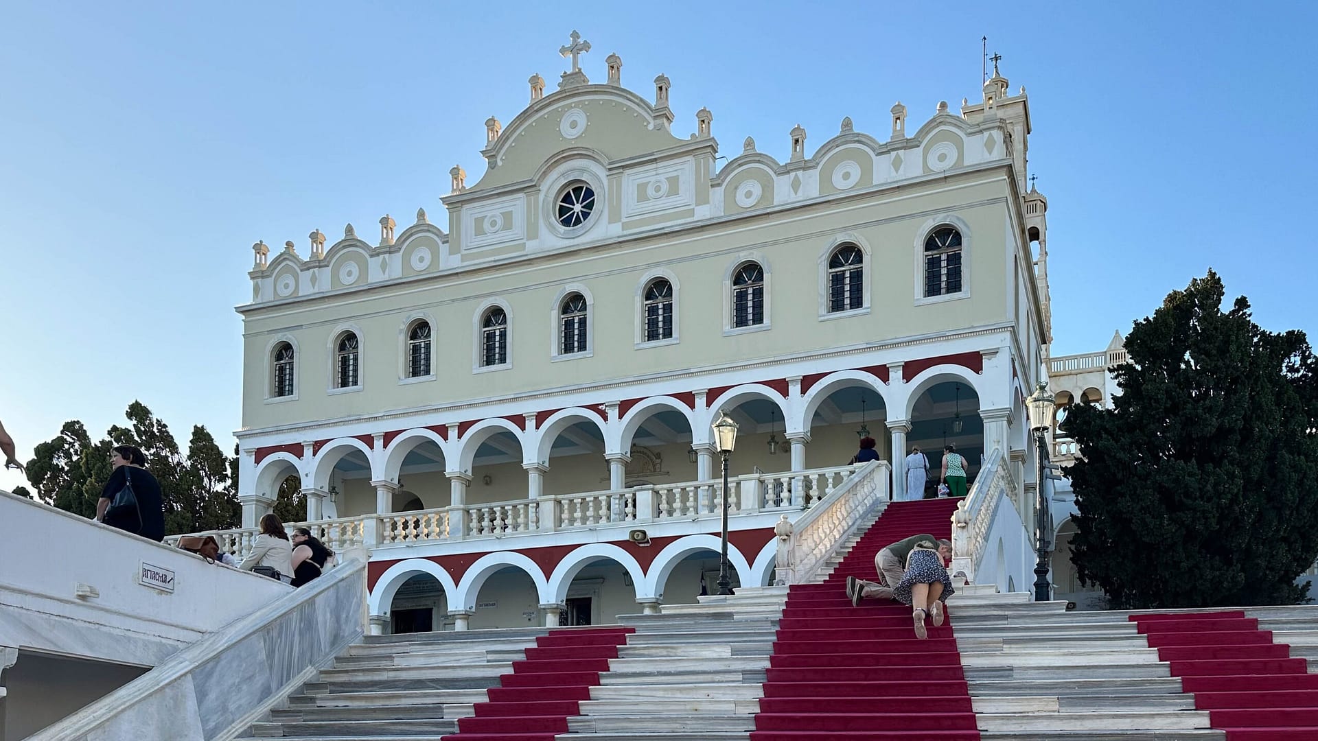 Our Lady of Tinos, Church, Stairs, Unsere Liebe Frau von Tinos