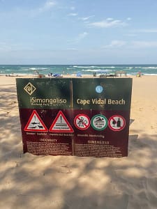 Beach views Cape Vidal, kwa-zulu Natal group tour