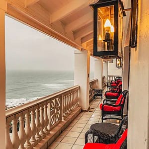 Views from the Lighthouse Bar at the Oyster Box Hotel Kwa-Zulu Natal group tour