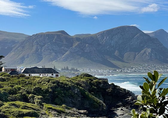 Hermanus, South Africa sea landscape Kleinriverberge on the Garden Route