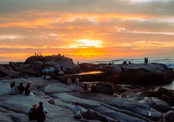 Sunset Views at Saunders Beach Camps Bay