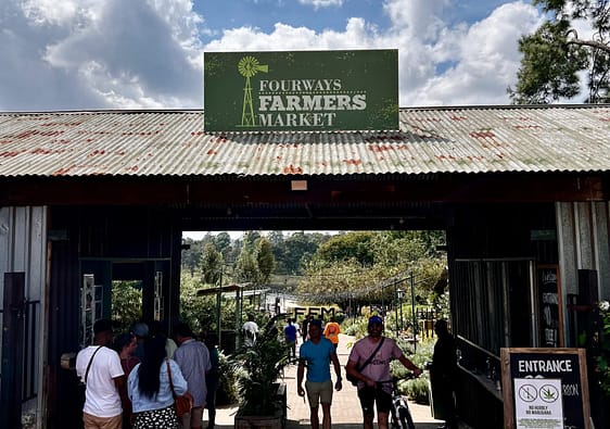 The Fourways Farmers Martket entrance