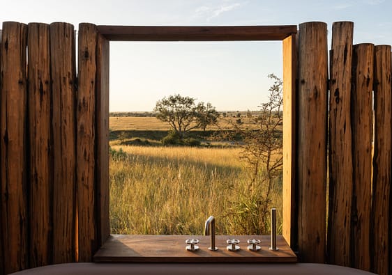 An African luxury lodge called Mara River in Tanzania