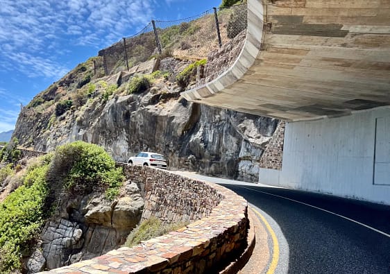 The tunnel on Chapman's Peak Drive in South Africa