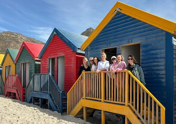 Muizenberg, Südafrika, Strandhäuser