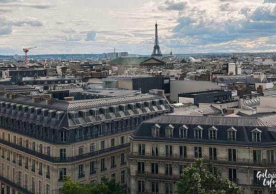 Paris, France , Paris from Galeries Lafayette