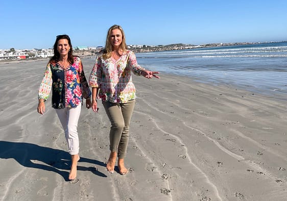 Your tour guides Bernie and Petra showing you what green luxury travel feels like