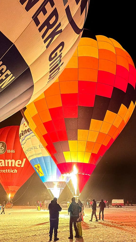 Ballonglühen, Tannheimer Tal, Ballonfestival