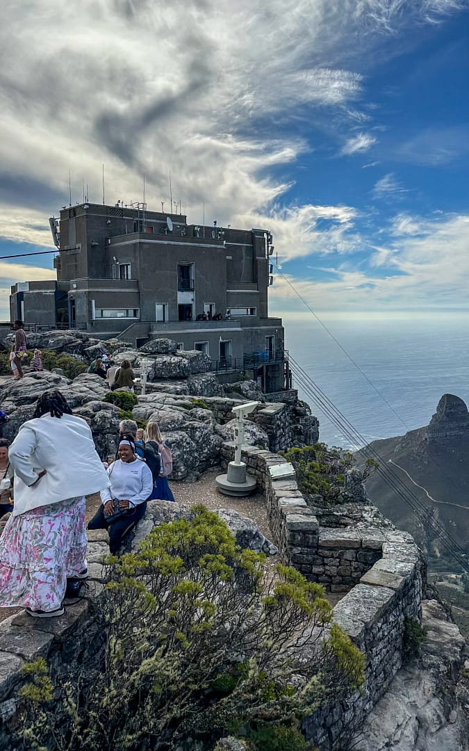 Table Mountain cable car station, Tafelberg Berstation, seilbahn