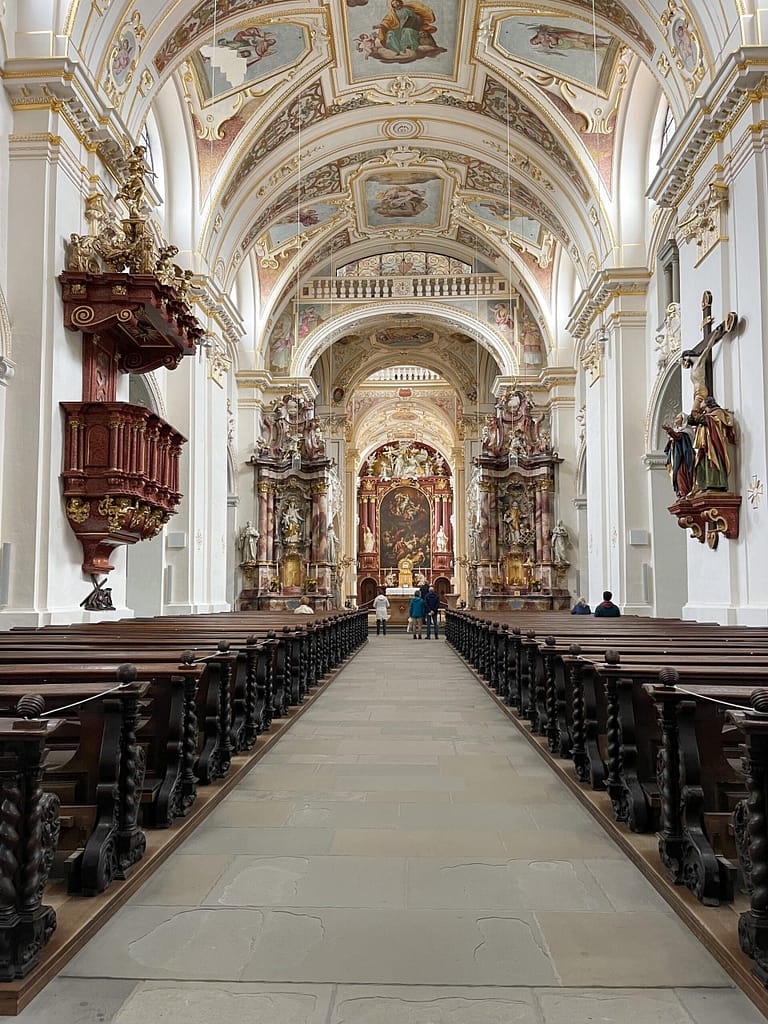 Travelbuddieslifestyle at Basilika St. Lorenz ,Kempten. The church is one of the tourist attractions in the Allgäu