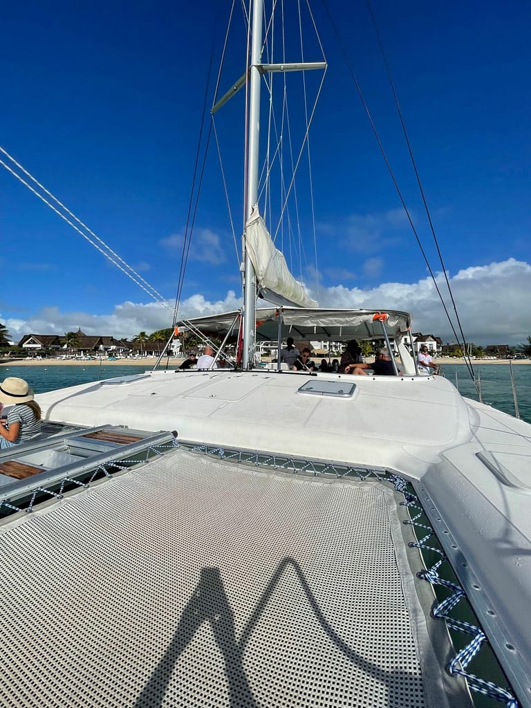 Travelbuddieslifestyle in Mauritius Catamaran Cruise