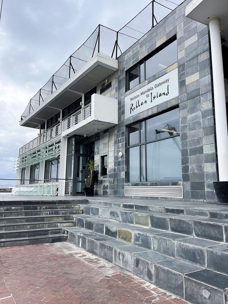 The Nelson Mandela Gateway to Robben Island near the clock tower