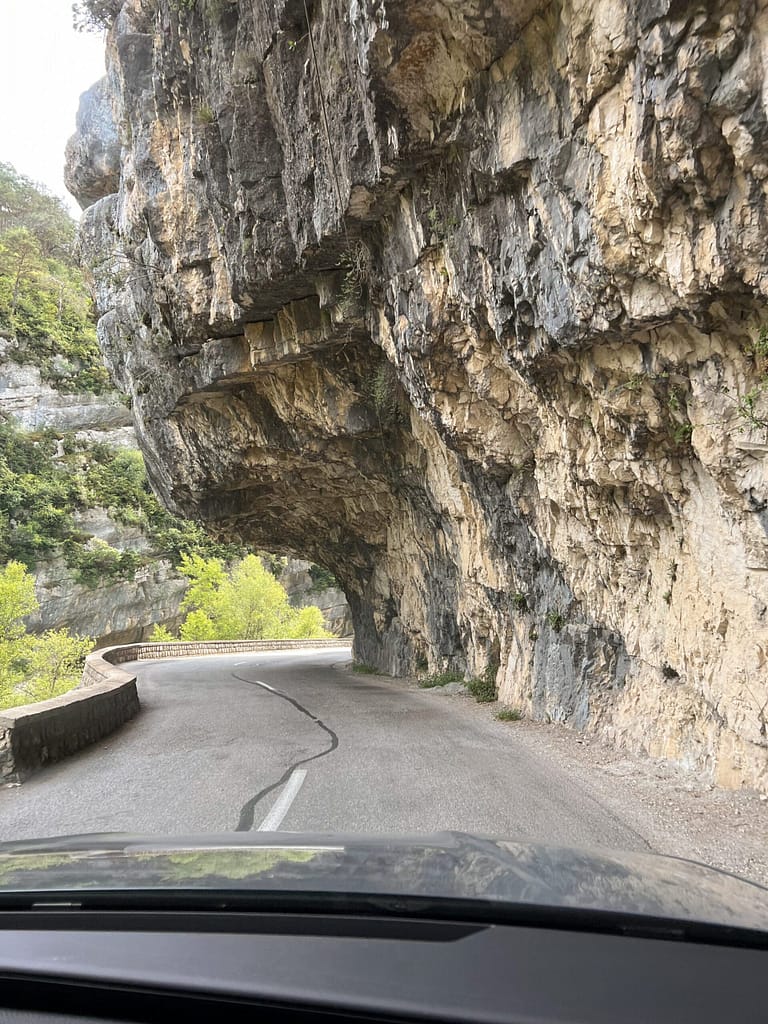 street view from the Gorges du Verdon