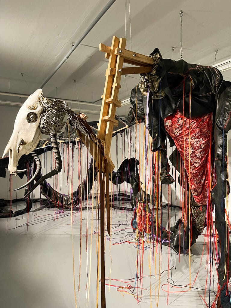 An art exhibition at Zeitz Mocaa at the V&A waterfront