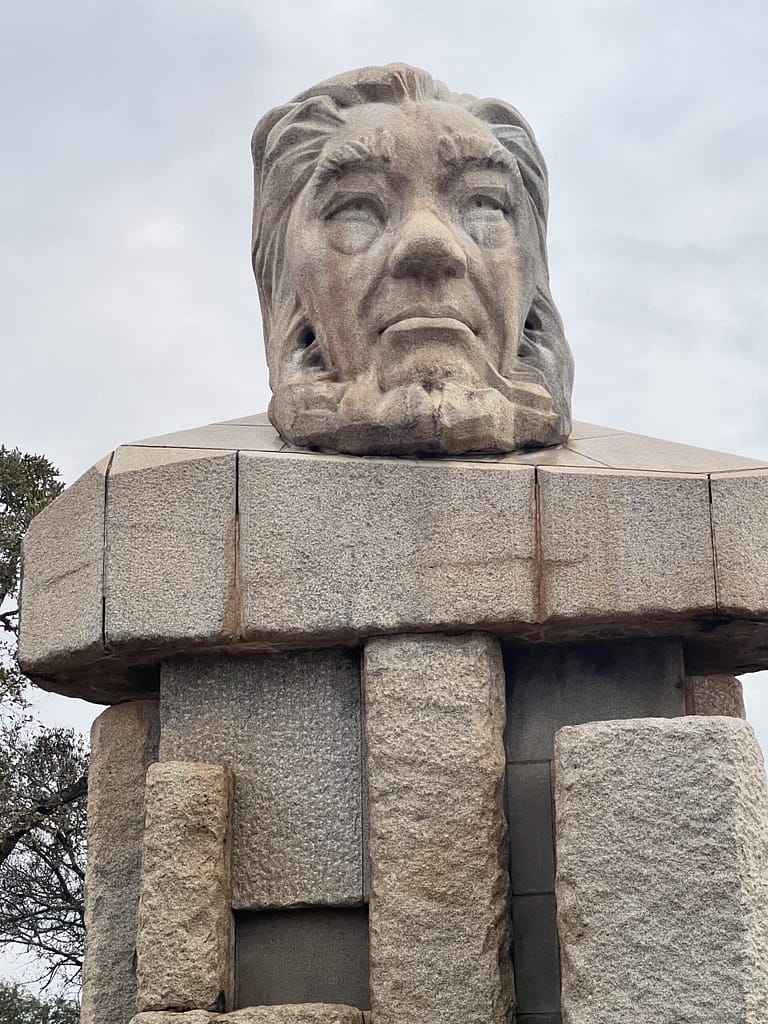 Paul Kruger Statue at the Kruger Gate in South Africa