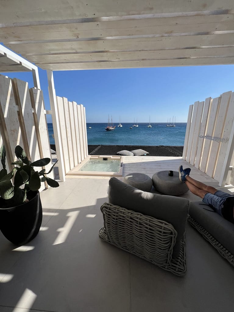 Milos room with exquisite ocean views and large private patio