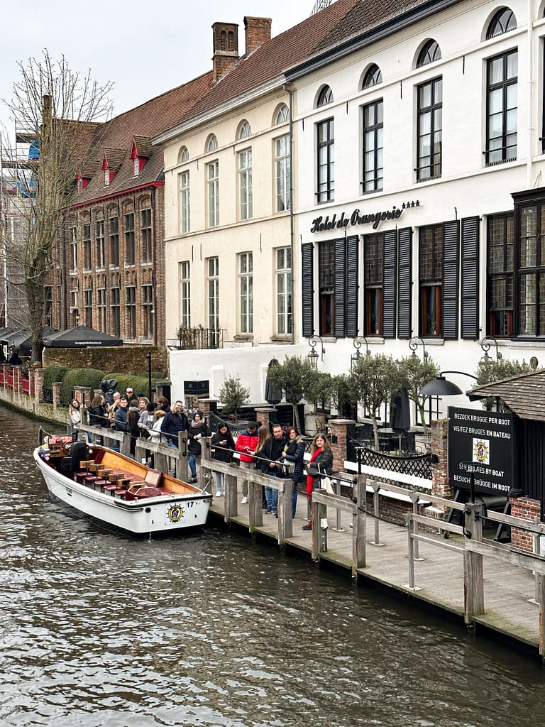boat dock, Bruges