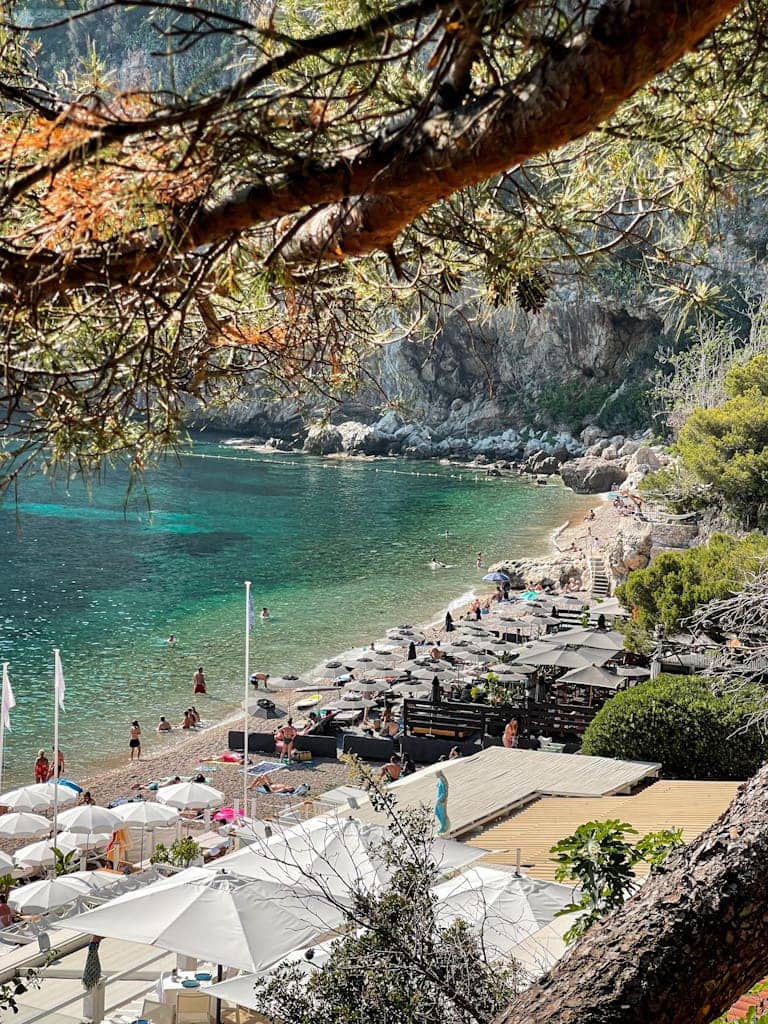 plage Mala at the Côte d'Azur