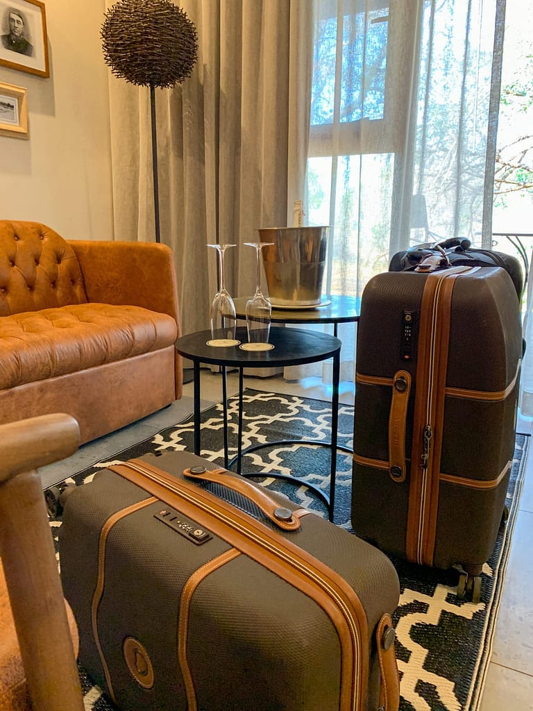 The luxury rooms of the Kruger Gate Lodge