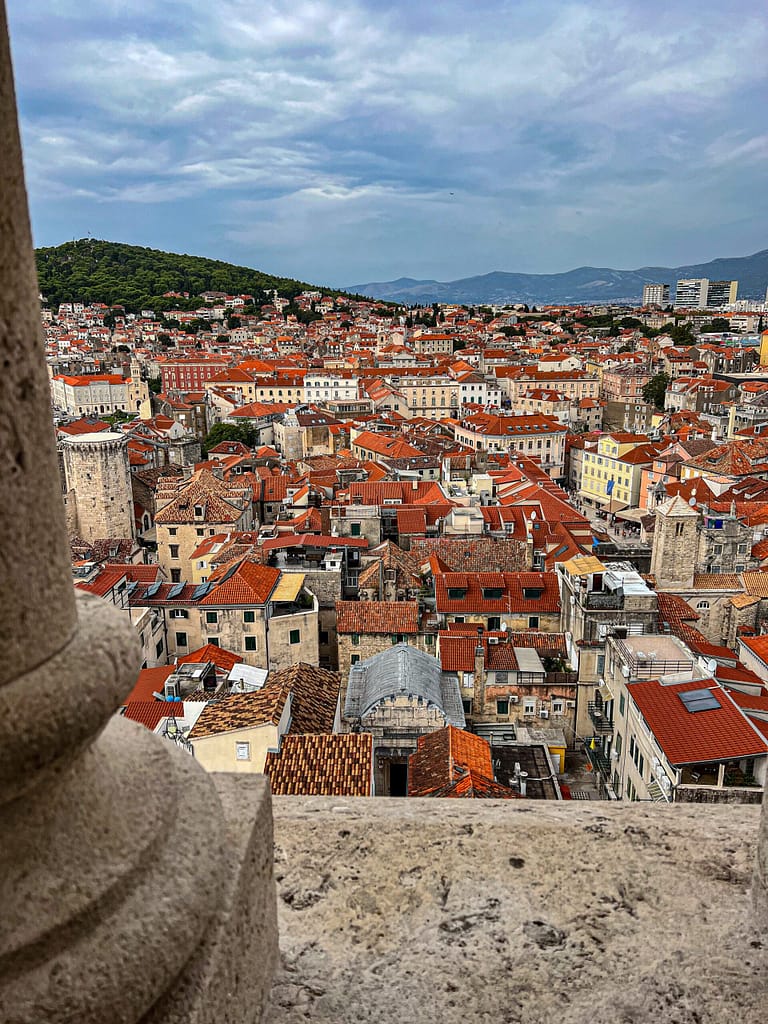 Split , Croatia views from the clock tower