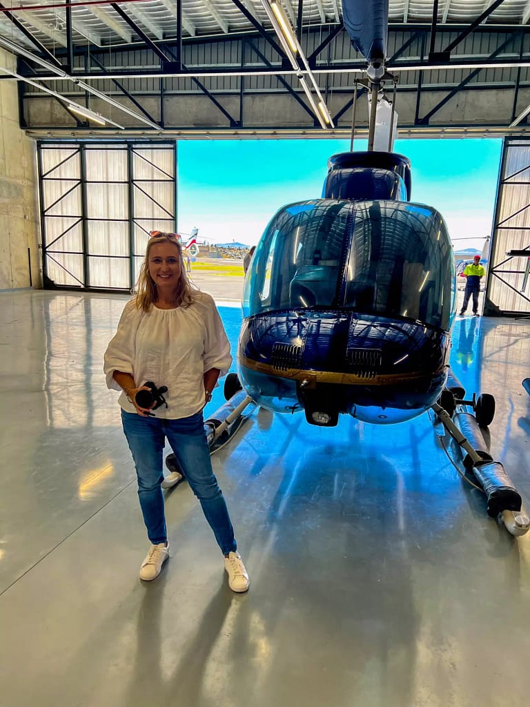 Helicopter trip over Cape Town