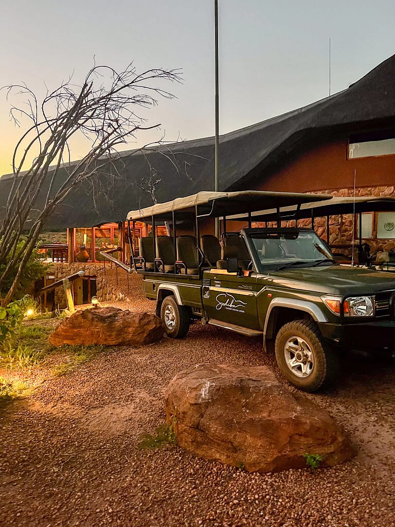Our game vehicle ready for our afternoon game drive