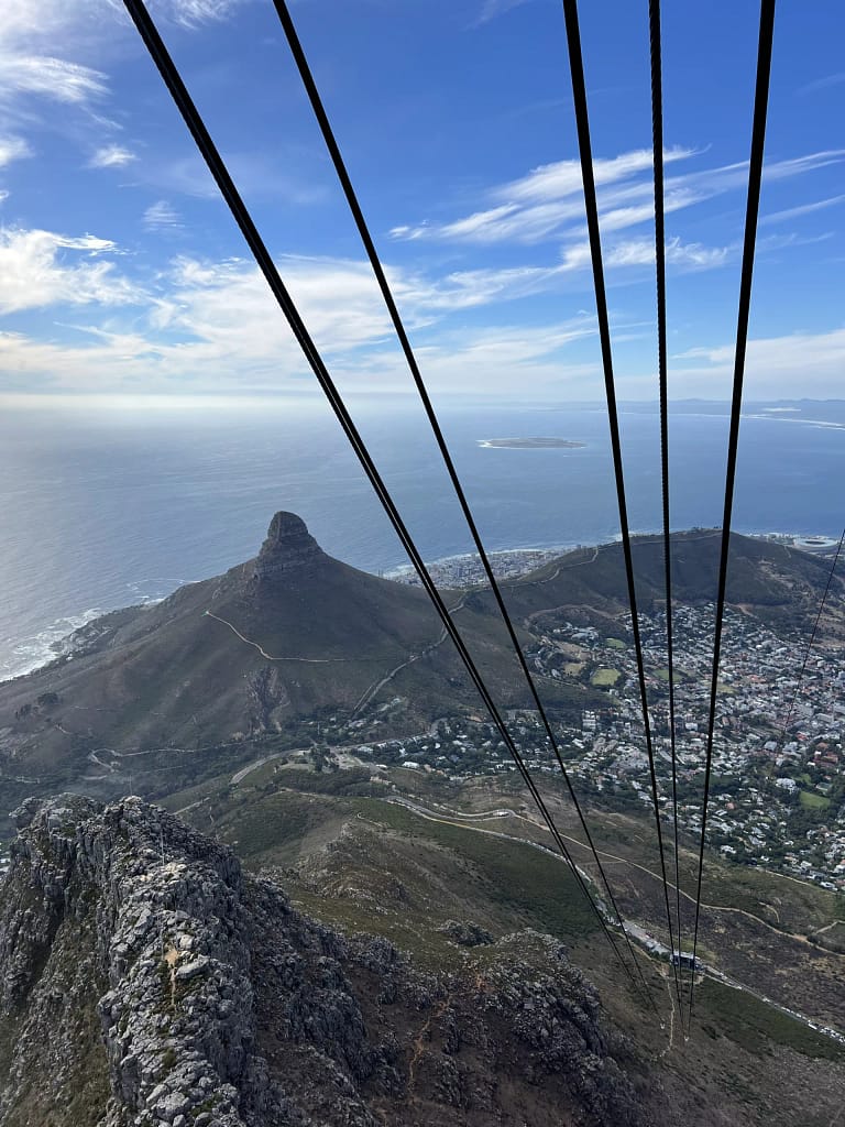 Table Mountain cable car, Signal Hill, Tafelberg Seilbahn