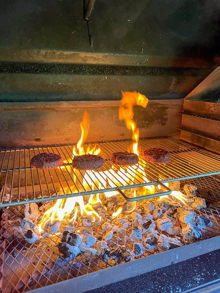 Some meat on a braai or grill in Johannesburg for Braai Day