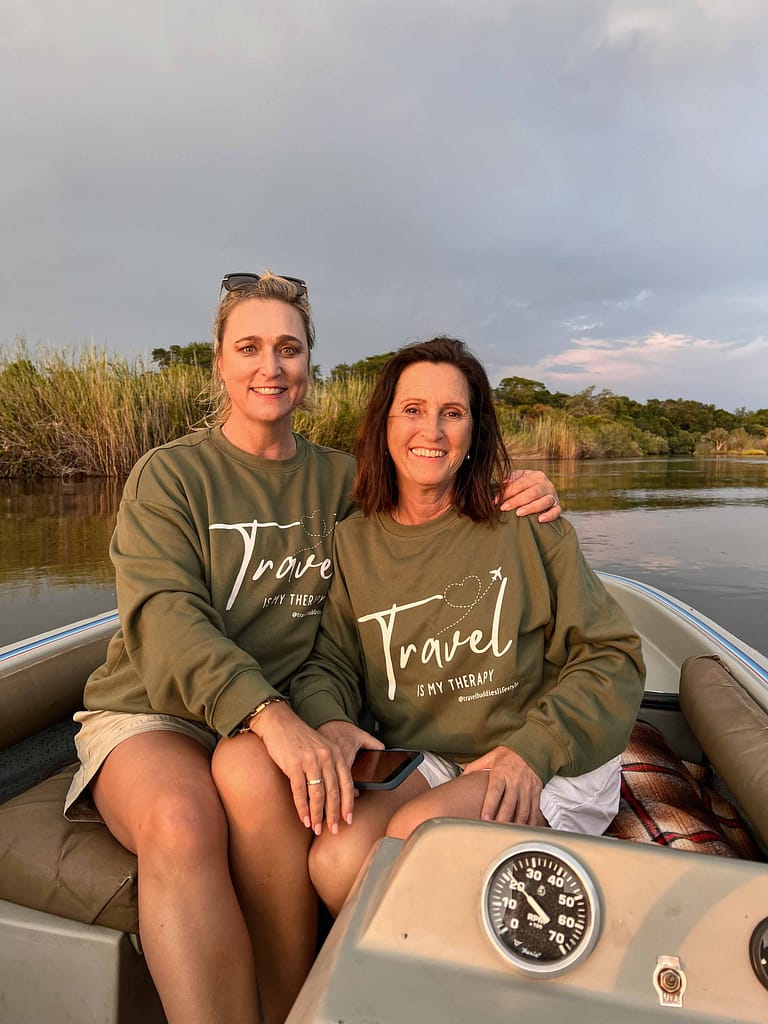 Travel Buddies on the Chobe River Namibia