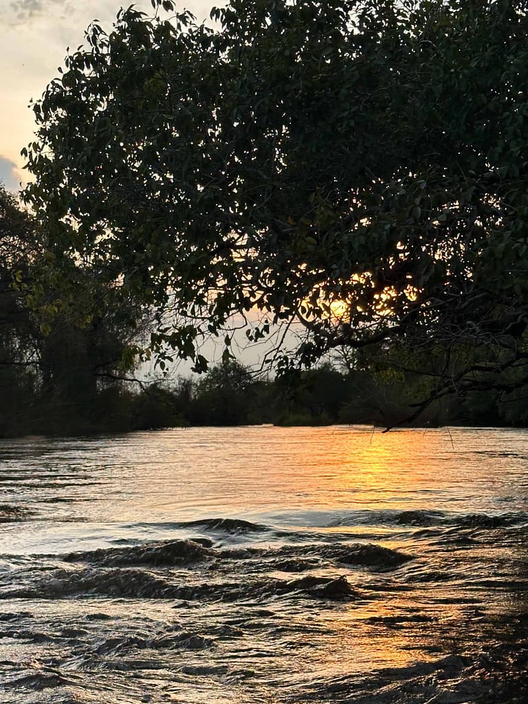 Sunset at Ichingo Chobe River Lodge, Namibia