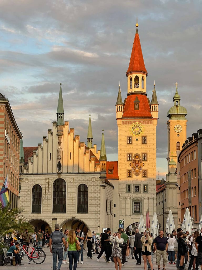 Munich Marienplatz, Germany and Switzerldn Tour