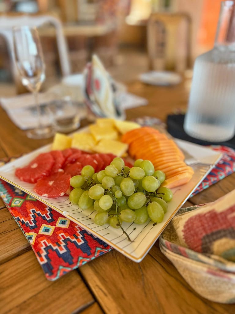 Fresh fruits. Frische Früchte