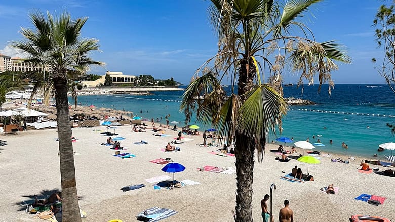 Monaco beach