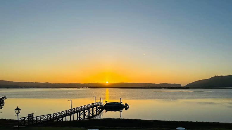Knysna Lagoon, Garden Route, South Africa, Südafrika