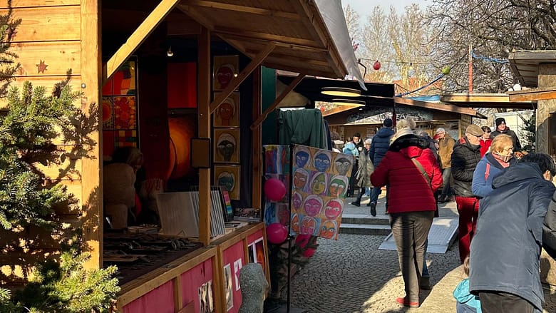 Schwabinger Weihnachtsmarkt.Christmas market