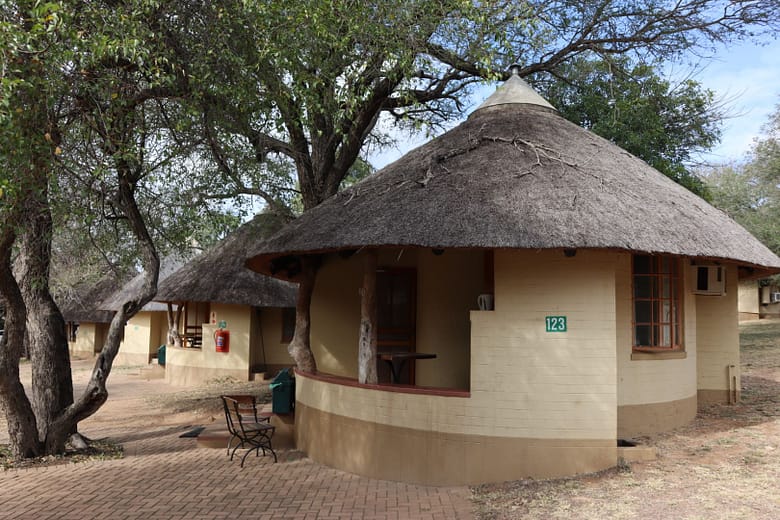 Thatched bungalow in Kruger National park