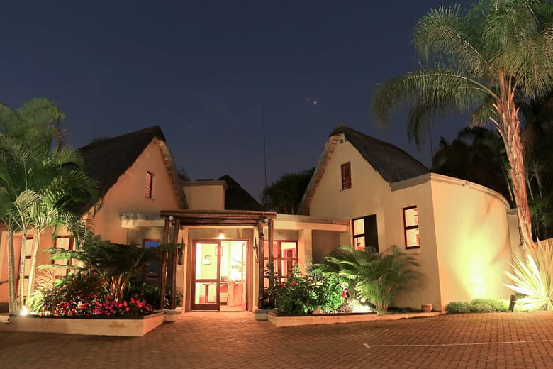 The entrance of Lechere Guest House Phalaborwa, on the door step of the Kruger National Park