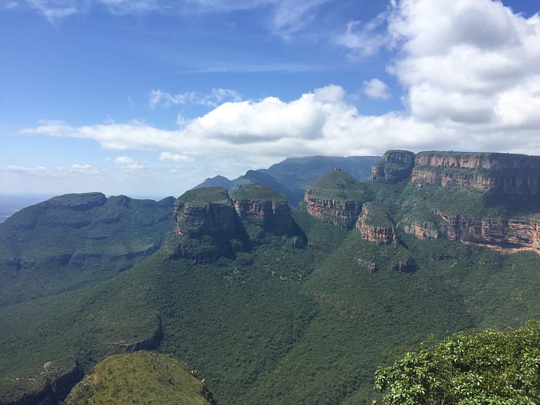 Three Rondavels in the Blyde River Canyon, 102km from Phabeni Gate, Krugare National Park
