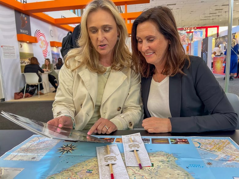 ITB Berlin Bernie and Petra meeting with new travel partners