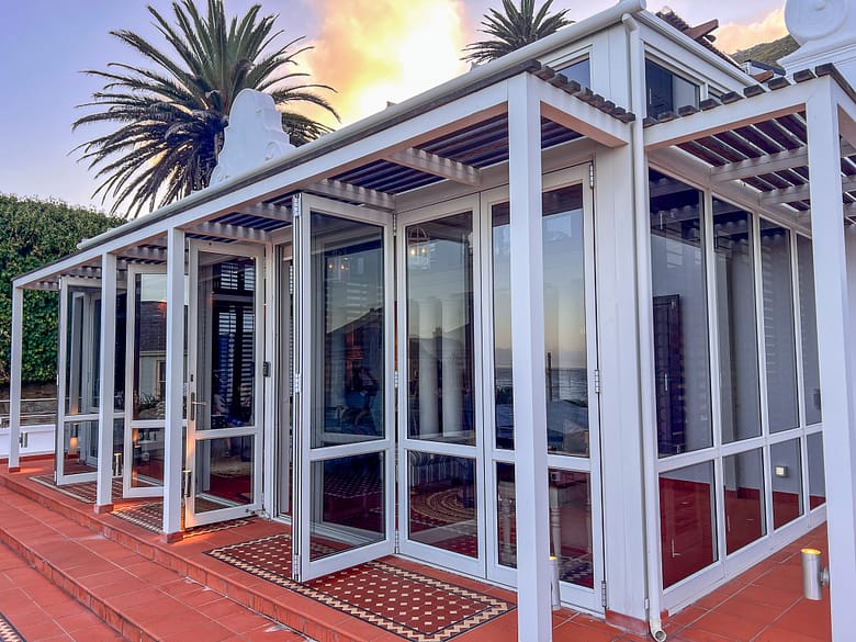 The patio of the St James Homestead Villa