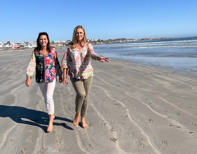 Your tour guides Bernie and Petra showing you what green luxury travel feels like