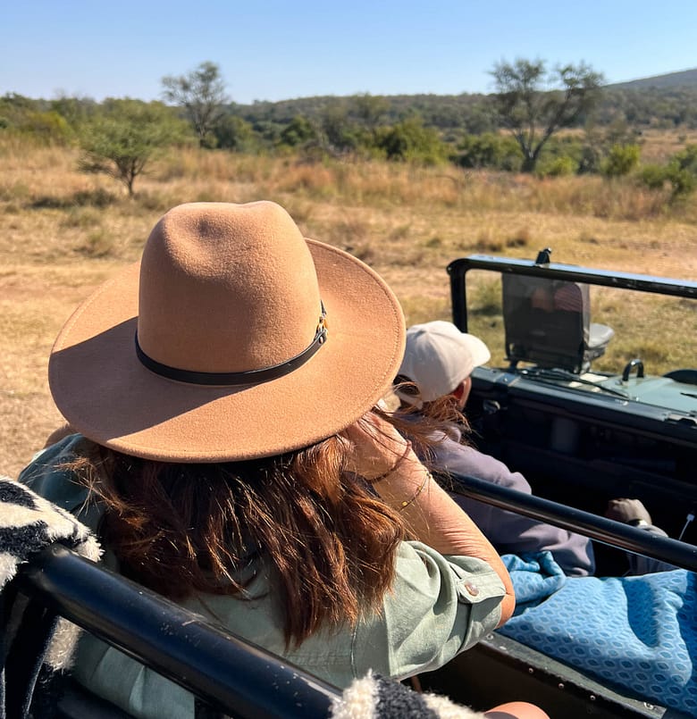 Ladies on a game drive at Zebras Crossing Lodge, South Africa , Game drive