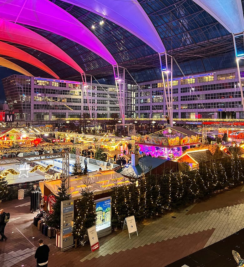 Christmas Market Munich airport