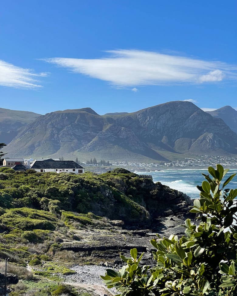 Hermanus, South Africa sea landscape Kleinriverberge on the Garden Route