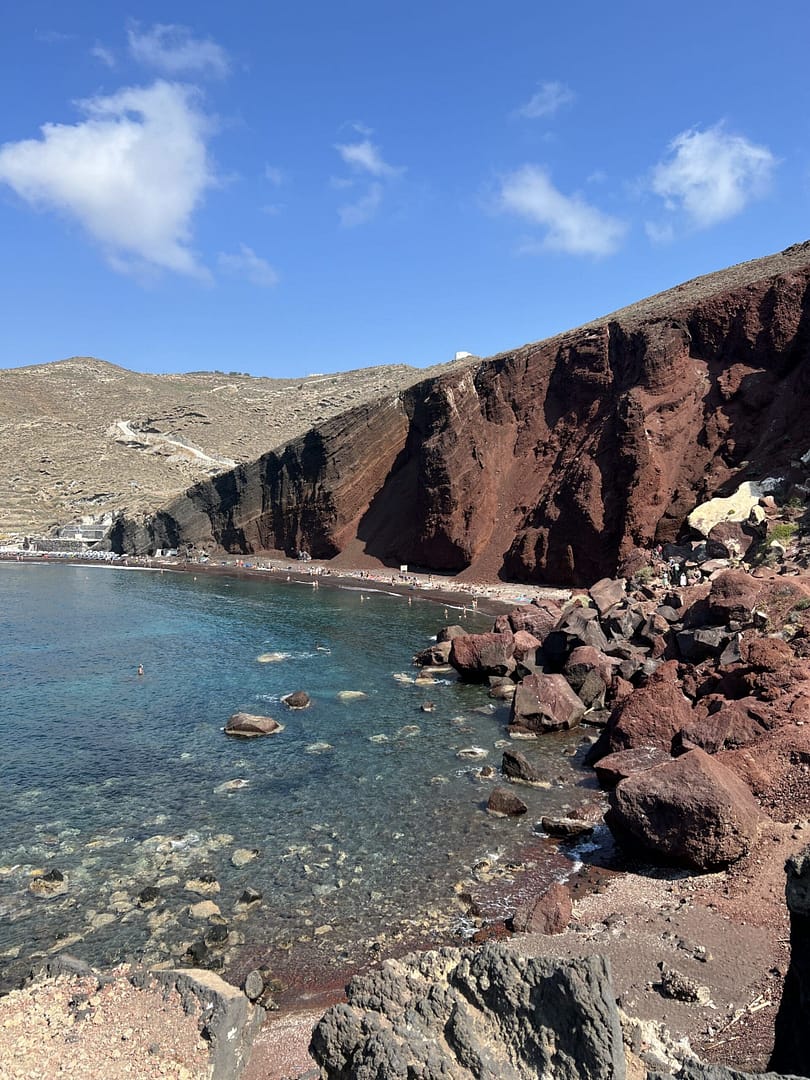 Santorini Red Beach