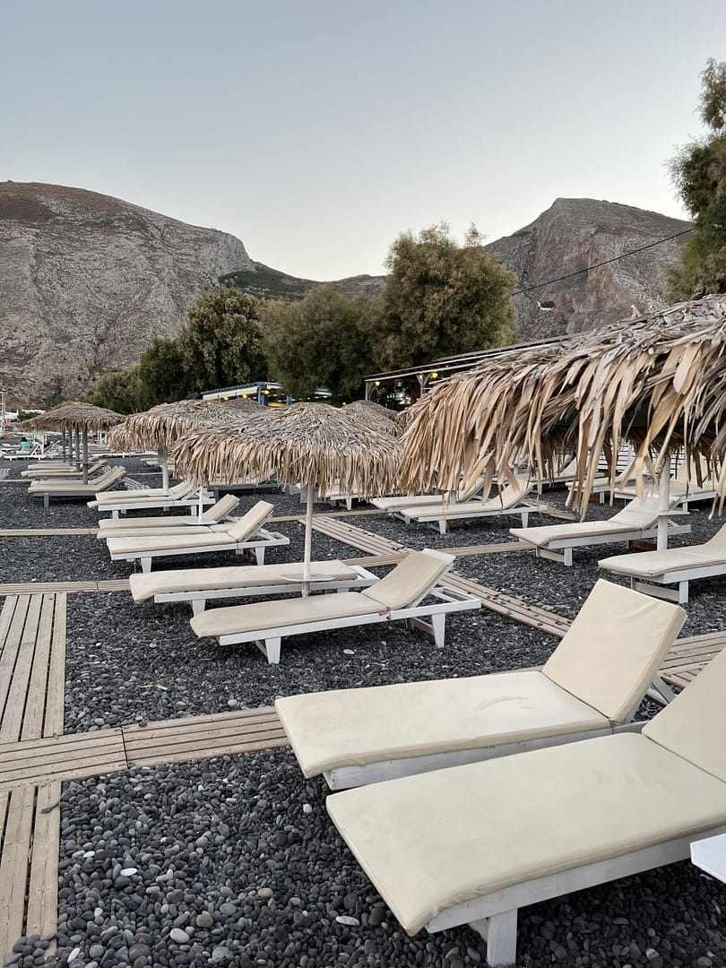 Black beach Santorini